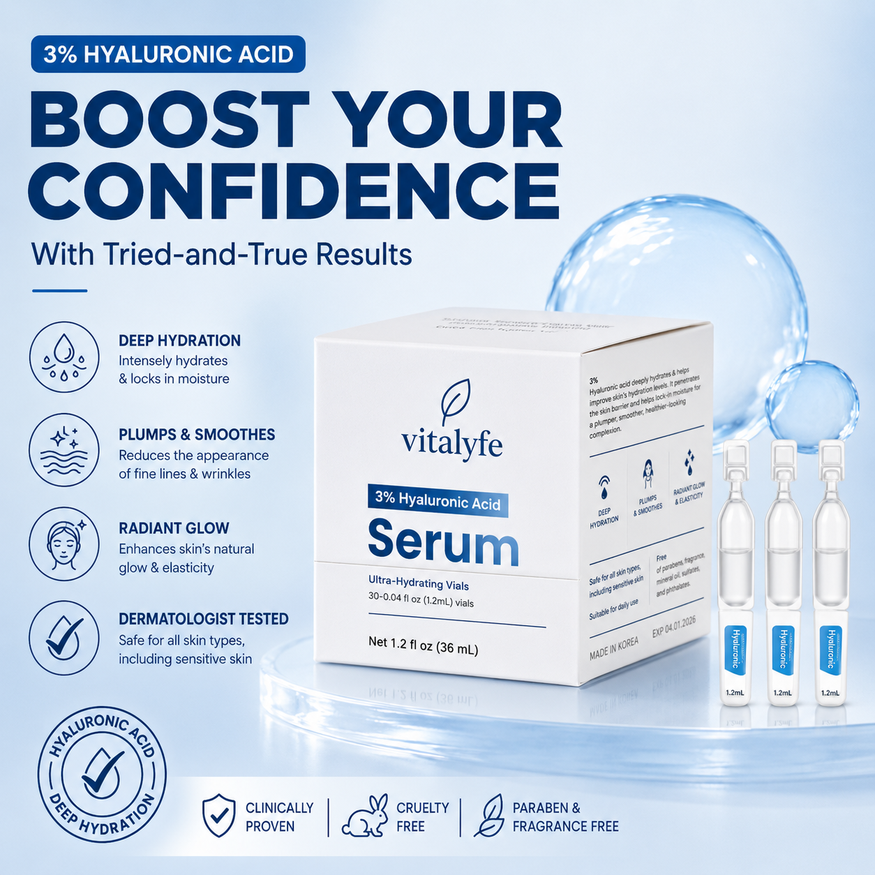 3% Hyaluronic Acid Serum