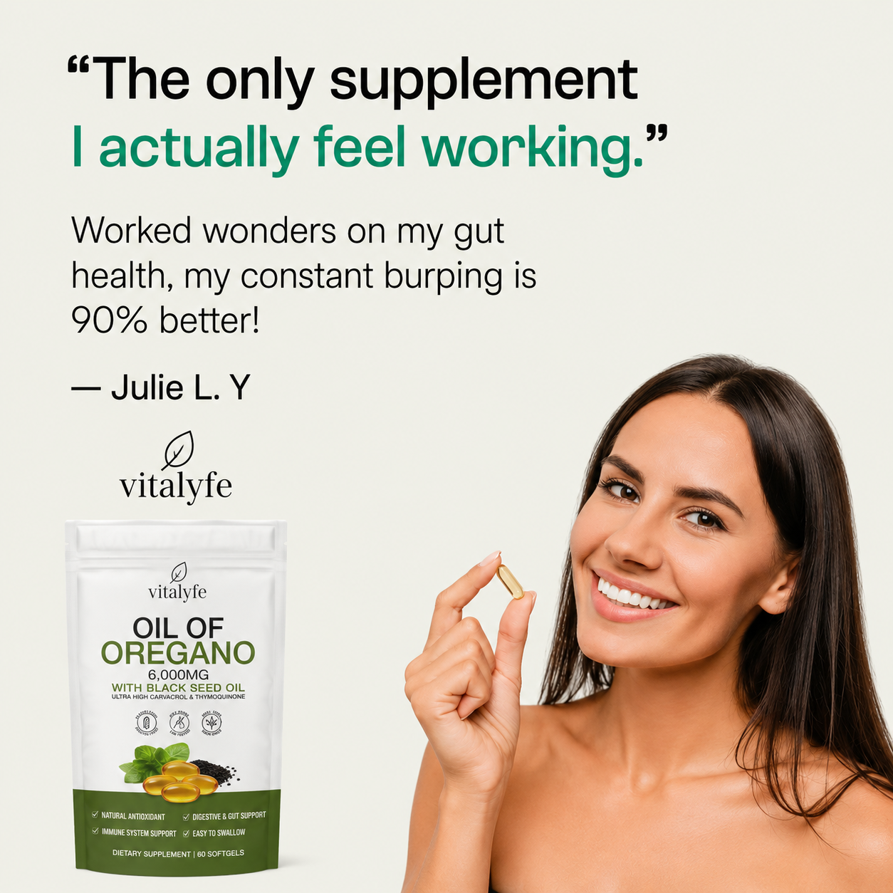 Vitalyfe Oil Of Oregano Softgels